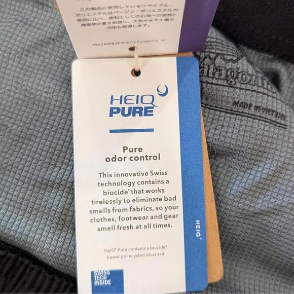 Patagonia Nine Trails Running Shorts 8" Black Men’s XL NWT Zip Pockets - Picture 7 of 10